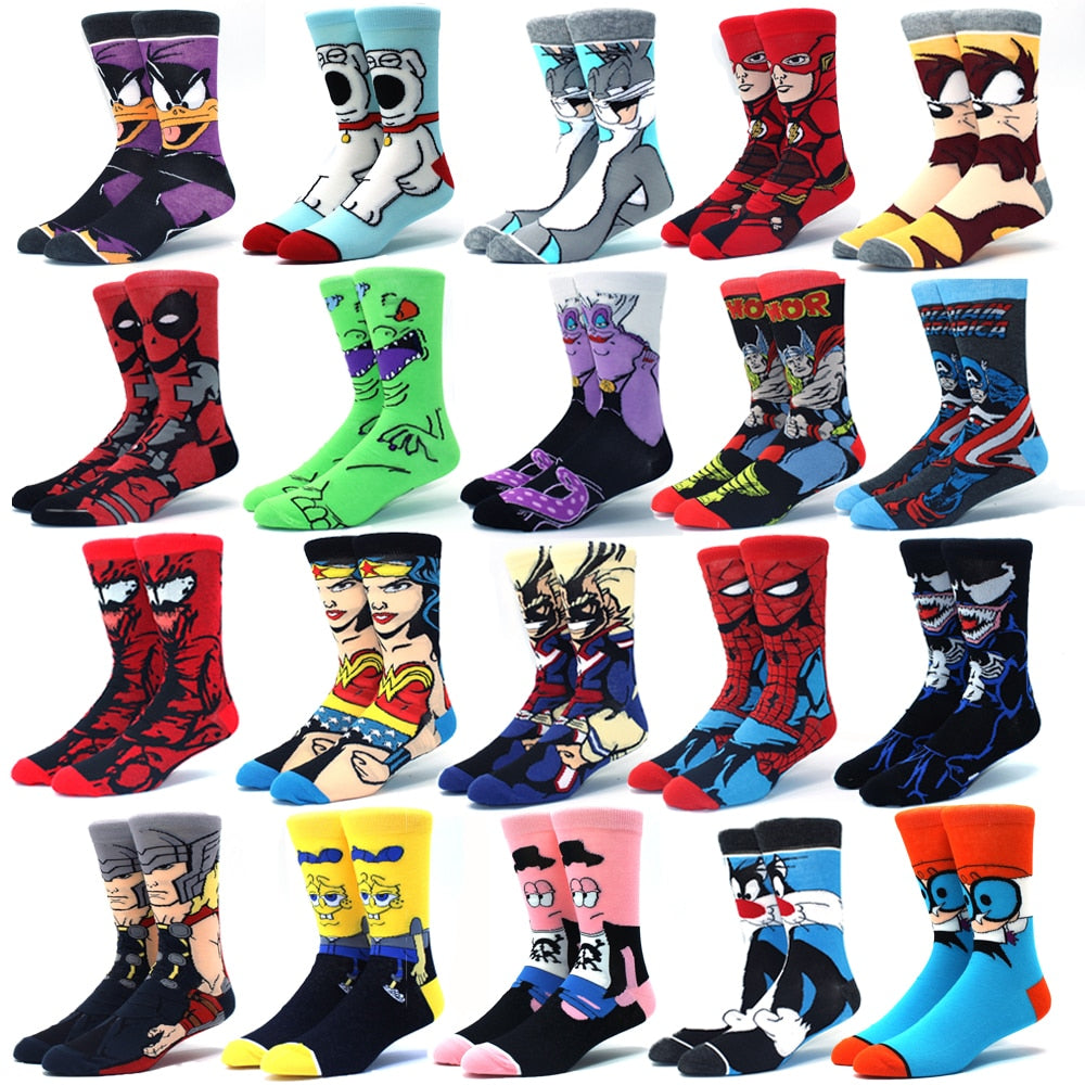 Unisex Anime Cartoon Socks